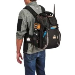 Ergodyne® Arsenal® 5843 Tool Backpack Dual Compartment, Black -Tools Kleina Shop 103200 w DetailedProductView6 Lg