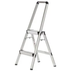 Xtend + Climb 2-Step 225-Lb Load Capacity Silver Aluminum Step Stool -Tools Kleina Shop 103791 w AlternateImageView Lg
