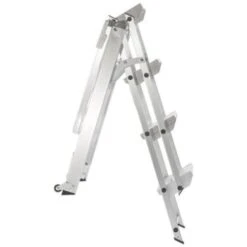 Xtend + Climb 4-5/8-Ft Aluminum 375 Lb Type Iaa Step Ladder -Tools Kleina Shop 103797 w LeftView Lg