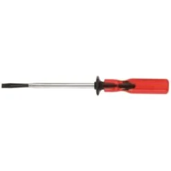 Klein Tools® Red Slotted Screw Holding Screwdriver 8.25" W/round Shank 4" -Tools Kleina Shop 118195 WebOnly Lg 1