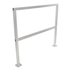 Vestil Aluminum Safety Handrail No Toeboard 48 Inch