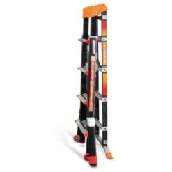 Little Giant Ladders Select Step 5 To 8 Ft Fiberglass Adjustable Step Ladder -Tools Kleina Shop 125285 w DetailedProductView3 Lg