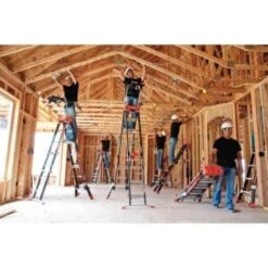 Little Giant Ladders Select Step 5 To 8 Ft Fiberglass Adjustable Step Ladder -Tools Kleina Shop 125285 w DetailedProductView8 Lg