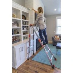 Little Giant Ladders Velocity Model 17 300 Lb Rated Type-1a Multi-Use Ladder -Tools Kleina Shop 125356 w DetailedProductView4 Lg