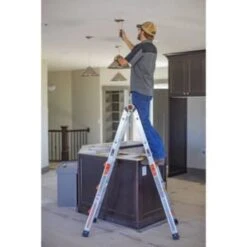 Little Giant Ladders Velocity Model 13 300 Lb Rated Type-1a Multi-Use Ladder -Tools Kleina Shop 125360 w DetailedProductView7 Lg