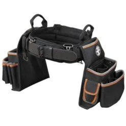 Klein Tools® Tradesman Pro Medium Black Electricians Tool Belt -Tools Kleina Shop 128678 w DetailedProductView3 Lg