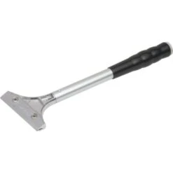 American Line® 4" Heavy-Duty Razor Scraper, 12" Handle, Spare Blade Storage