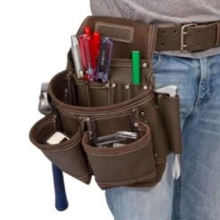 Estwing 9-Pocket Full Leather Framer's Pouch -Tools Kleina Shop 132764 w DetailedProductView5 Lg