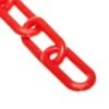 Mr. Chain 1 Inch X 250 Ft. Red Plastic Barrier Chain On A Reel