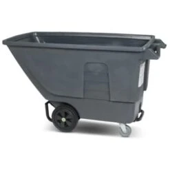 Toter® 3/4 Cu Yd Industrial Gray Standard Universal Tilt Truck