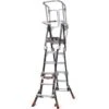 Little Giant Ladders Compact Cage, 4'-6' Fiberglass Adjustable Elevated Platform -Tools Kleina Shop 144500 w MainProductImage Lg