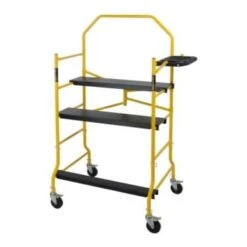 Metaltech 5-Ft Jobsite Deluxe Scaffold With Tray And Safety Rail