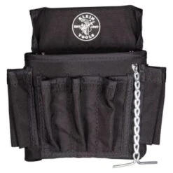 Klein Tools® Powerline 18-Pocket Black Electrician Tool Pouch