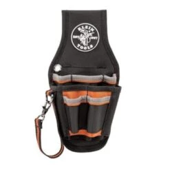 Klein Tools® Tradesman Pro 9-Pocket Black/orange Maintenance Tool Pouch -Tools Kleina Shop 145160 w DetailedProductView2 Lg