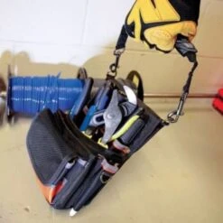 Klein Tools® Tradesman Pro 9-Pocket Black Tool Pouch -Tools Kleina Shop 145172 w DetailedProductView5 Lg