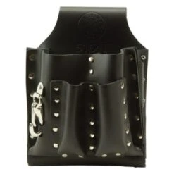 Klein Tools® 8-Pocket Black Tool Pouch With Tunnel Loop -Tools Kleina Shop 145177 w DetailedProductView2 Lg