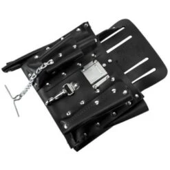 Klein Tools® 11-Pocket Black Leather Tool Pouch -Tools Kleina Shop 145178 w DetailedProductView2 Lg