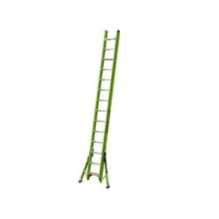 Little Giant Ladders 28' Fiberglass Ladder With Ground Cue And Sure-Set Feet