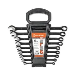 Crescent 9 Piece X10 12 Point Long Pattern Combination Metric Wrench Set -Tools Kleina Shop 151838 w InthePackageView Lg