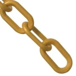 Mr. Chain 1.5 Inch X 100 Ft. Gold Plastic Barrier Chain