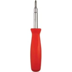 Warner Tool 10839 6-In-1 Screwdriver W/ Bit Holder, Case Of 10
