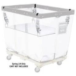 Royal Basket Trucks Spring Lift For 10 Bushel Basket Truck, White