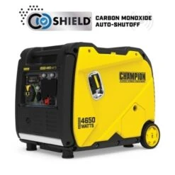 Champion Power Equipment 4650-Watt Rv Ready Inverter Generator With Co Shield -Tools Kleina Shop 215768 FrontView straighton Lg