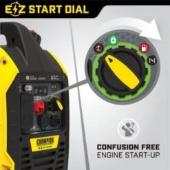 Champion® 2500-Watt Portable Dual Fuel Inverter Generator With Co Shield -Tools Kleina Shop 226709 BottomView Lg