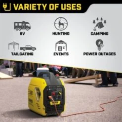 Champion® 2500-Watt Portable Dual Fuel Inverter Generator With Co Shield -Tools Kleina Shop 226709 LeftView Lg