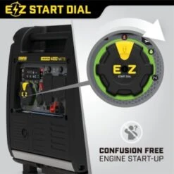 Champion® 4650-Watt Wireless Remote Start Inverter Generator Co Shield -Tools Kleina Shop 226710 BackView Lg