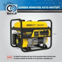 Champion® 3650-Watt Portable Generator With Co Shield -Tools Kleina Shop 226713 BackView Lg