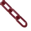 Mr. Chain 2 Inch Heavy Duty X 25 Feet Crimson Plastic Barrier Chain -Tools Kleina Shop 226838 MainProductImage Lg