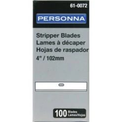 Personna 61-0072 4" X .017 Floor Stripper Blade Box, Package Of 100
