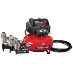 Porter-Cable 6 Gal. Portable Electric Air Compressor With 16-Gauge, 18-Gauge