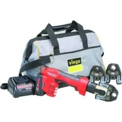 Viega 1/2 In X 3/4 In X 1 In Compact Pex Crimp Tool Kit