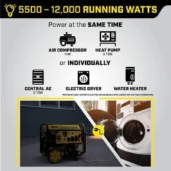 Champion Power Equipment 12000/9500-Watt Dual Fuel Generator With Co Shield -Tools Kleina Shop 275143 DetailedProductView6 Lg