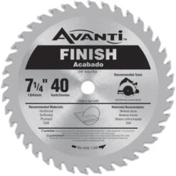 Avanti Pro 7-1/4" X 40-Tooth Finish Circular Saw Blade