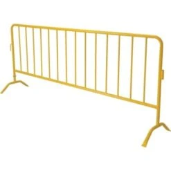 Vestil Yellow Barrier With Curved Feet