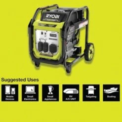 Ryobi 4000-Watt Gasoline Powered Digital Inverter Generator With Co Shutdown -Tools Kleina Shop 289793 DetailedProductView5 Lg