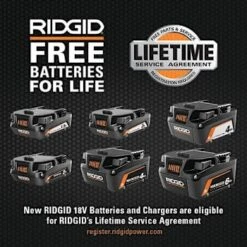 Ridgid 18v Dual Port Dual Chemistry Sequential Charger With Dual Usb Ports -Tools Kleina Shop 297130 DetailedProductView4 Lg