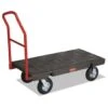 Rubbermaid Comm Heavy-Duty Platform Truck Cart, 1200lb, 24"x48" Platform, Black -Tools Kleina Shop 310074 WebOnly Lg