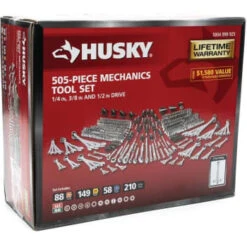 Husky 1/4, 3/8 & 1/2 Dr. Sae/metric Shallow & Deep Mech. Tools Set -Tools Kleina Shop 311507 DetailedProductView3 Lg