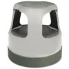 Cramer Scooter Stool, Round, 15", Step & Lock Wheels, To 300lb, Gray -Tools Kleina Shop 368075 WebOnly Lg