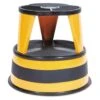 Cramer Kik-Step Steel Step Stool, 350 Lb Cap, 16" Dia. X 14 1/4h, Orange