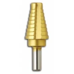 Bosch 9/16 Inch To 1 Inch Titanium-Coated Step Drill Bit