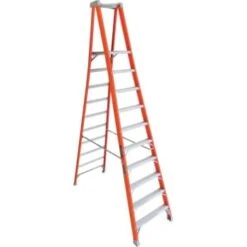 Louisville Ladder Ten Foot Fiberglass Platform Step Ladder Type Ia