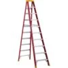 Louisville Ladder 10 Foot Fiberglass Step Ladder Type 1a -Tools Kleina Shop 511180 V Lg
