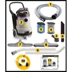 Proteam Proguard 20 Wet/dry Vacuum With Tool Kit 107187 -Tools Kleina Shop 511188 w InthePackageView Lg
