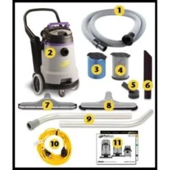 Proteam Proguard 15 Wet/dry Vacuum With Tool Kit 107187 -Tools Kleina Shop 511194 w InthePackageView Lg