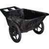 Rubbermaid 7.5 Cu. Ft. Big Wheel Cart - Black -Tools Kleina Shop 531893 V Lg